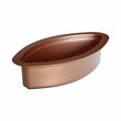 Boat-shaped bowl 25 cm length, color copper