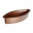 Boat-shaped bowl 32 cm length, color copper