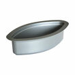 Boat-shaped bowl 25 cm length, color silver