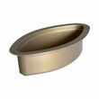 Boat-shaped bowl 25 cm length, color gold
