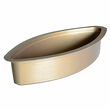 Boat-shaped bowl 32 cm length, color gold