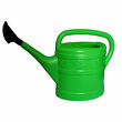 Watering can with plastic strainer 10 liters, color green