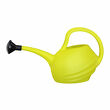 Watering can with plastic strainer 2 liters, color lime green